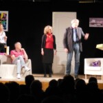 “LES HOMMES PRÉFÈRENT MENTIR” : Séverine, Bernadette, Christian, Sabelline, Patrice et Bernard le 12 avril 2014 à LA MAL