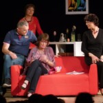 “LES HOMMES PRÉFÈRENT MENTIR” : Bernadette, Christian, Séverine et Shahnaz le 12 avril 2014 à LA MAL