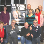 Préparation du spectacle d'Olivier LEJEUNE : Claude, Catherine, Séverine, Gilles, Bernard, Christian, Sylvie, Christian, Yves, Bernadette et Patrice en janvier 2014