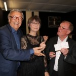 “LA SYMPHONIE DES FAUX CULS” : Olivier LEJEUNE et Séverine, remise du chèque à notre ami Gérard pour le Téléthon le 28 avril 2019 à MONS EN LAONNOIS